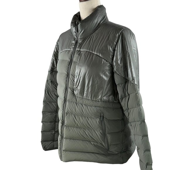 Lululemon Navigation Stretch Down Jacket in Gray Sage Size 8 - Picture 4 of 16
